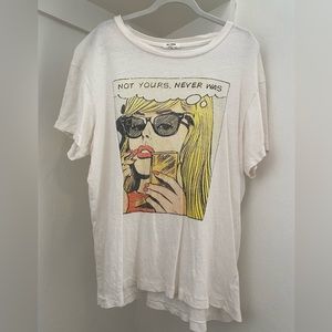 Re/Done Not Yours Never Was Graphic T-Shirt